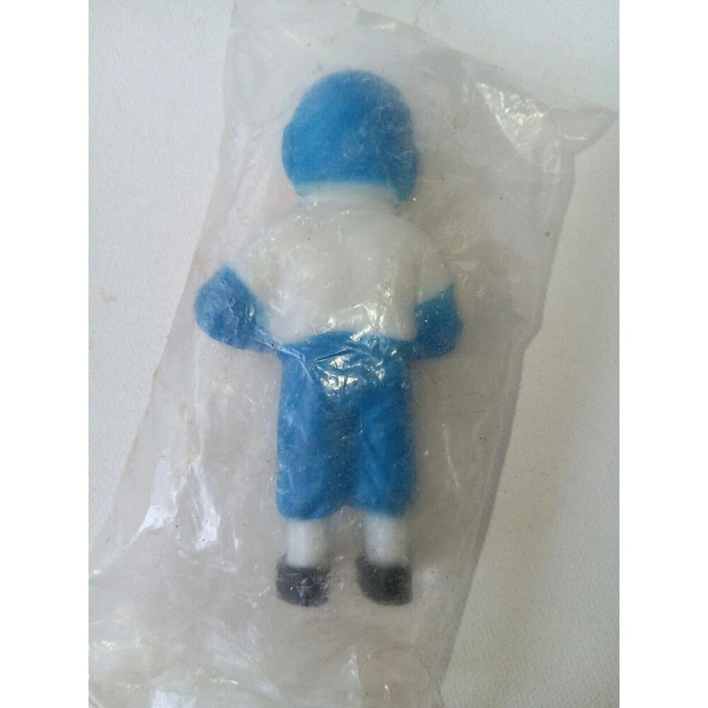 Vintage Football Player Cake Topper Made in Hong Kong Sealed Plastic